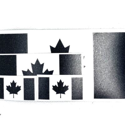 Autocollant Canada noir ensembles gros